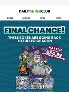 last chance ? vault’s getting locked back up