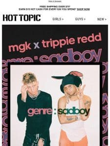 mgk & Trippie Redd’s “genre : sadboy” dropped ? Grab new merch