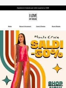 saldi estivi: Manila Grace al 50%