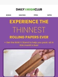 the thinnest papers EVER ?