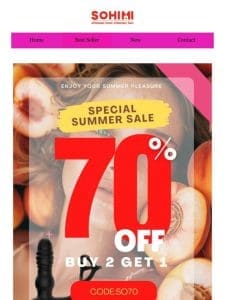 ‍ Again， all 70% Off， don’t hesitate this time!