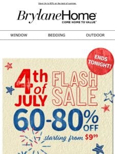 ‍♀️ Hurry! 4th of July Flash Sale Ends Soon