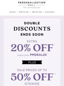 — Your 20% Off Coupon Expires Soon