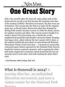 ‘What Is Stonewall in 2024?’ by Brock Colyar