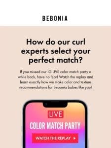 ▶️ REPLAY: Watch our founder give a LIVE color and texture match