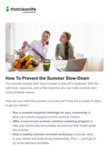 ☀️ Set your business up for summer success