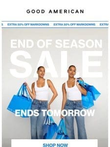 ⚠️ ENDS TOMORROW: EXTRA 50% OFF MARKDOWNS ⚠️