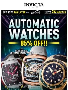 ⚠️85% OFF Invicta Automatic Watches❗️ ‍