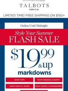 ⚡ FLASH SALE ⚡ $19.99 & up MARKDOWNS