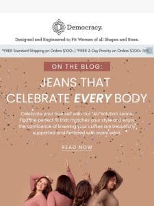 ✨ JEANS THAT CELEBRATE EVERY BODY ✨