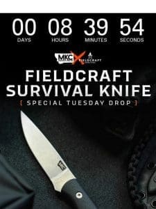 ❌ The MKC x Fieldcraft Survival Knife Drops TONIGHT.