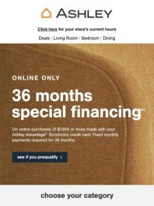 ⭐ Special Offer: Unlock 36 Months of Financing!