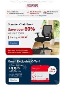 ⭐ Star Spangled Savings! ⭐ Get top deals on supplies， furniture， chairs & more