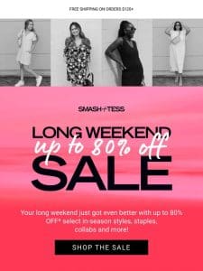 ️ Our Long Weekend Sale is ON