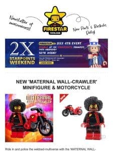 ️ Ride in and Swing into Action with the New ‘Maternal Wall-Crawler’ Custom Minifigure