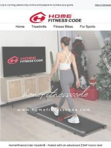 ， Summer is here， get ready with HomeFitnessCode!