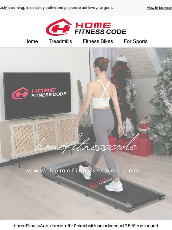 ， Summer is here， get ready with HomeFitnessCode!