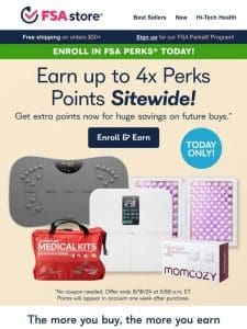 1 DAY ONLY: Earn up to 4x points on EVERYTHING