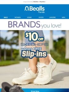 $10 OFF Skechers Hands Free Slip-ins