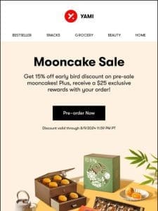 ? 15% OFF on Cute Panda Mooncake!