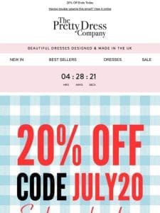 20% OFF Last Chance