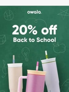 20% off for school