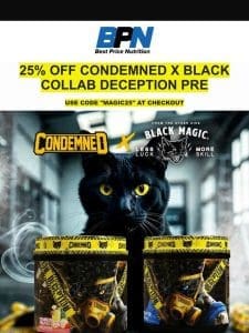 25% OFF Condemend X Black Magic Deception