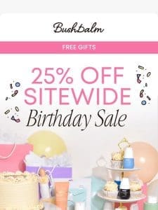 25% Off Sitewide Starts Now! ?