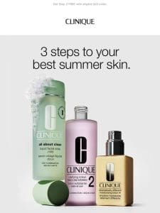 3 steps， 3 minutes. Great skin all summer long.