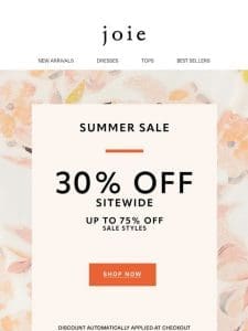 30% Off Everything