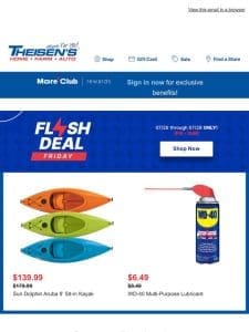 $40 Off Aruba Kayaks! ?? Flash Deal Friday