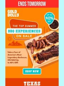 40% Off BBQ Sale Ends Tomorrow!