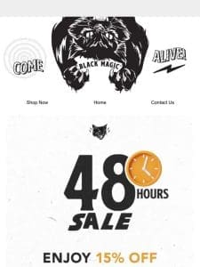 48-Hour Flash Sale ⚡