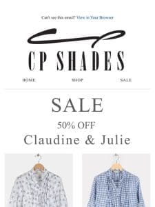 50% OFF – Claudine & Julie