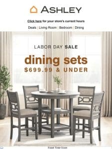 $699.99 & Less: Refresh Your Dining Space Today!