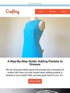 A Step-By-Step Guide: Adding Pockets to Dresses