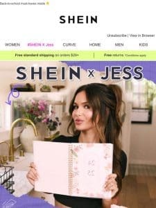 Ace the School Year with SHEIN x JESS!