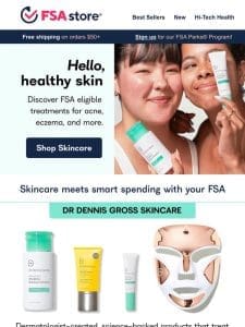 Acne & eczema care + NEW Dr Dennis Gross!