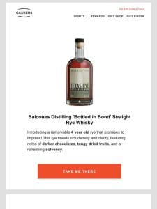 Add to Your Collection: Balcones Rye Whiskies!