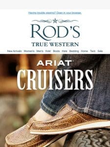 All-Day Comfort with Ariat Casual Cruisers