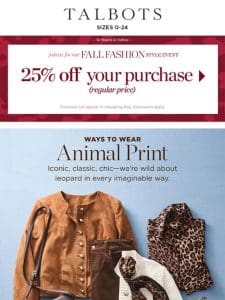 Animal Magnetism + 25% off New Arrivals