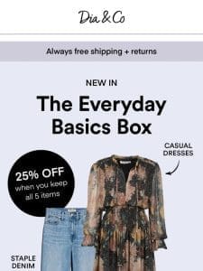 Anything but Basic | Meet The Everyday Basics Box