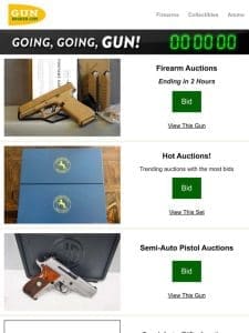 Auctions Closing Tonight