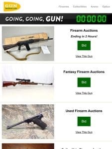 Auctions Ending Tonight