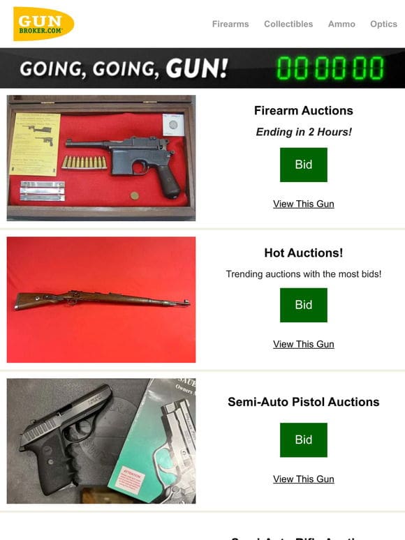 Auctions Ending Tonight