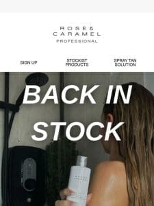 BACK IN STOCK ?