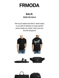 BALR. up to 60% off from NOW