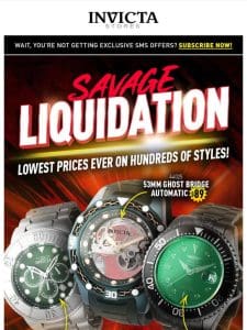 BEWARE SAVAGE LIQUIDATION PRICES Everything MUST GO❗️