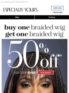 B??G?? 50% Off Braids – Final Hours!