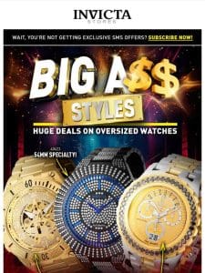 BIIIG A$$ WATCHES at reeeally tiny prices ❗️